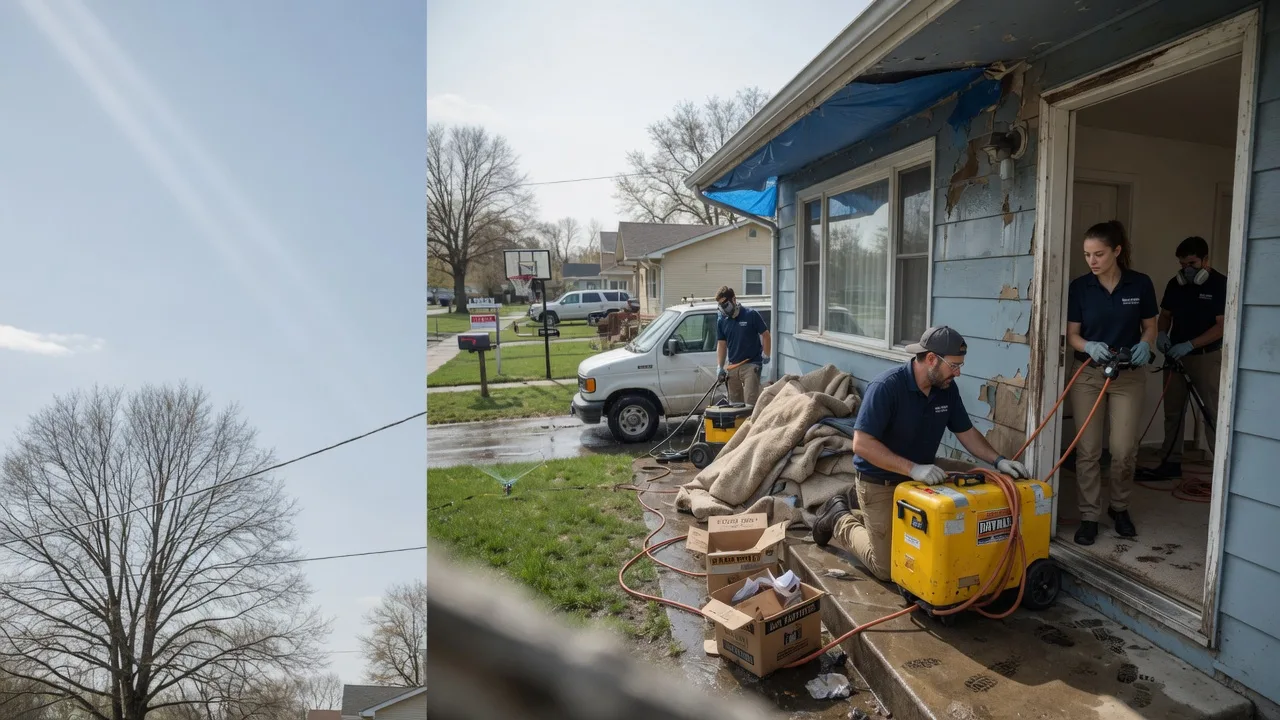 Basement Flood Cleanup in Grovertown, IN near me